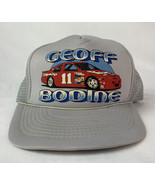 Vintage Geoff Bodine Hat Mesh Trucker Snapback Cap 80s 90s Nascar Racing - £23.94 GBP