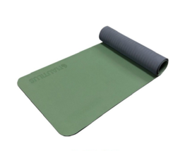 Nautilus Yoga Mat with Strap 24" W x 68" L 6MM Thick, Earth Green - $26.63
