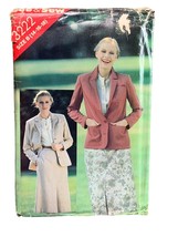 Butterick 3222 See & Sew Womens Jacket & Skirt Pattern Size 14-16-18 - $8.87