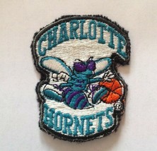  Charlotte Hornets Nba Basketball Vintage Team Logo Patch 2.5 X 2 - £9.33 GBP
