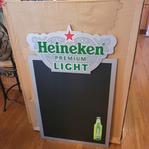 2006 Heineken Premium Light Chalkboard Bar Sign New In Box 24&quot; X 39.5&quot; - £200.41 GBP