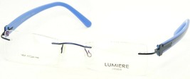 Neuf LUMIERE Lunettes Italie 1804 Bleu Lunettes sans Bordures 49mm (Notes) - £50.84 GBP