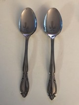 Made In Korea Unknown Manufacturer Stainless Flatware 2 Tablespoons 7 1/8&quot; - $10.77