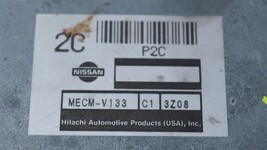 Nissan D21 V6 MTX ECU ECM PCM Engine Computer Control Module MECM-V133 C1 image 3