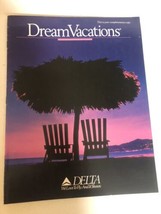 Vintage Delta Dream Vacations Booklet Brochure 1988 - £7.88 GBP