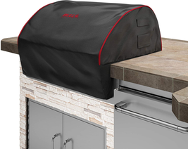 Grill Covers With Red Trim Polyester 38 Inch Black NEW - £83.18 GBP
