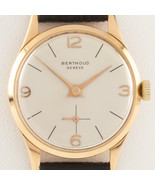 Berthoud Donna Mano-Avvolgimento 18k Orologio Oro Rosa W/Cinturino IN Pelle - $3,235.36 CAD