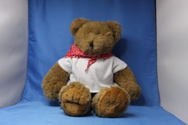 Build A Bear Bear with Jean Pants, White T-shirt, and Red Bandana 17 inches - £9.22 GBP