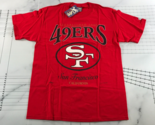 Vintage San Francisco 49ers T Shirt Mens Large Red Graphic Print Lee Sport - $29.69