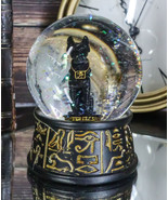 Black Gold Egyptian Goddess Of Home And Fertility Bastet Cat Small Water... - $32.66 CAD