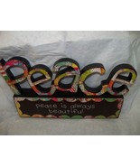 Peace Sculpture Colorful Devotions By Holly Christine NEW - £17.48 GBP