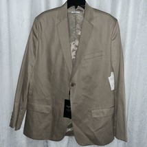 Calvin Klein Men&#39;s Blazer Slim Fit Khaki Size XL NWT - £59.48 GBP