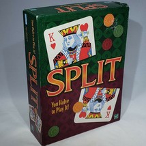 Vintage Hasbro SPLIT - Half Card Game and Board Game 1999 Complete EUC - £15.14 GBP