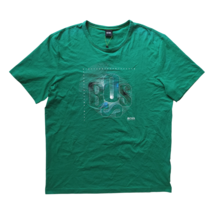 Hugo Boss Green Round Neck T Shirt $125 Free Worldwide Shipping ( Cola) - $123.75