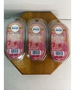 3X Febreze Wax Melts Romance &amp; Desire Pink Rose Petals Champagne 6 Cube ... - $24.74