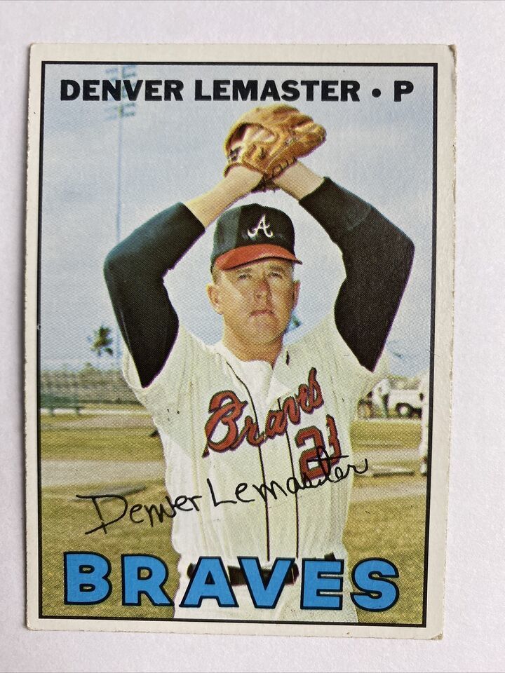 Primary image for 1967 Topps Baseball #288 Denver Lemaster Atlanta Braves
