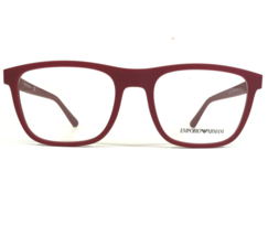 Emporio Armani Eyeglasses Frames EA 3140 5720 Matte Red Square 55-19-145 - £52.02 GBP