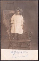 Goff Ellis Moore 1911 RPPC 2 Year Old Child of Fred Moore - Lake City, Florida - £13.76 GBP