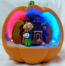 Hyde And Eek Animated Halloween Scene Decor With Light And Music Pumpkin - £32.03 GBP