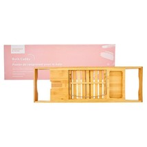 New Summer &amp; Rose Expandable Freestanding Bamboo Bath Caddy Tray NIB Sealed - £22.13 GBP