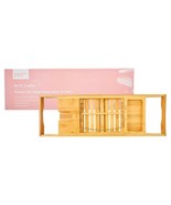 New Summer &amp; Rose Expandable Freestanding Bamboo Bath Caddy Tray NIB Sealed - $518.35 MXN