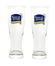 2 Samuel Adams Pint Beer Glasses Summer Ale - £23.32 GBP