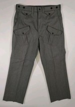 Vintage FILSON Whipcord Style 187 Virgin Wool Cargo Pants Size 34x30 Gra... - £181.57 GBP