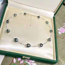 Love in windy season Tahitian Cultured Pearls Necklace H20225630 - £495.40 GBP