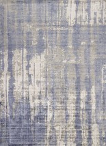 7 X 10 Viscose Grey Or Blue Area Rug - $1,144.49