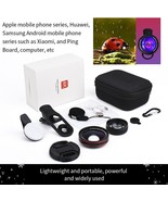 Phone Lens Kit for iPhone iPad and Android Macro and Wide Angle Lens wit... - $46.29 CAD