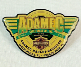 HARLEY DAVIDSON DEALER DEALERSHIP PIN ADAMEC JACKSONVILLE FLORIDA - £6.11 GBP