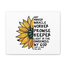  Way Maker, Miracle Worker 1 John 1:5 Yellow Flower Christian Wa - £56.34 GBP+