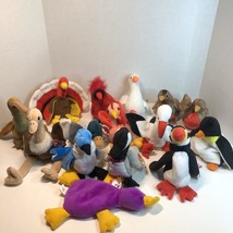 15 Assorted Birds Beanie Babies Lot w Tags Patti Gobbles Early Doodle Puffer - £23.64 GBP