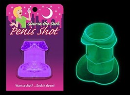 Glow In The Dark Penis Shot Glass Purple - $221.25 MXN