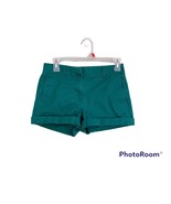 JCREW Size 0 Green Chino Shorts Cuffed - $12.16