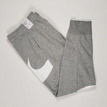 Nike Sportswear Swoosh Logo Mens Size L  Jogger Pants Black White DR8951... - £71.92 GBP