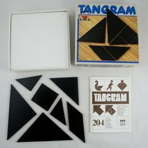 Tangram Chinese Puzzle Tiles Booklet with Examples NR 3415 Vtg Discovery Toys - $15.28