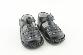 TENDER TOES Toddler Baby Rubber Sole Leather 9501BK/9501WT - £14.94 GBP