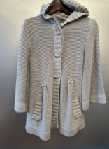 Mossimo Hooded Cardigan  Sweater grey Junior size L - £11.71 GBP