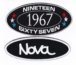 1967 CHEVY NOVA SEW/IRON ON PATCH EMBLEM BADGE EMBROIDERED HOT ROD MUSCL... - £8.64 GBP