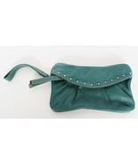 Red by Marc Ecko blue green faux leather pebbled texture clutch handbag - $19.99
