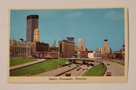 MN Minneapolis Skyline IDS Tower Curtis Hotel Sign Minnesota Vintage Postcard  - £7.06 GBP