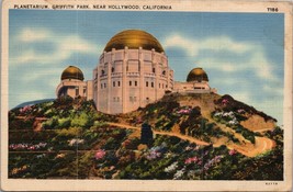 Planetarium Griffith Park Hollywood CA Postcard PC520 - £3.92 GBP