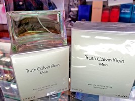 TRUTH by Calvin Klein 3.4 oz 100 ml or 1.7 oz 50 ml EDT Spray * NEW SEAL... - £48.15 GBP+