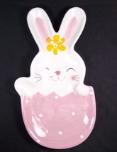 Bunny Rabbit and egg snack plate 9x5&quot; EASTER NEW - £10.35 GBP