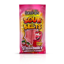 Raindrops Gummy Candy Strawberry Sour Belts, Sour and Delicious, 3.52 oz... - £16.61 GBP+