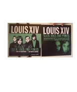Louis XIV Poster Slick Dogs And Ponies Two Sided - $24.75 CAD