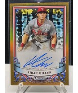 Authenticity Guarantee

2024 Bowman Sterling Aidan Miller Gold Auto #15/... - $91,220.94 MXN