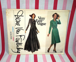 Vintage 1978 Vogue American Designer Diane von Furstenberg #1730 Fabulous Dress - £3.98 GBP