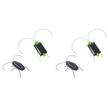 4 Pcs Solar Powered Solar Power Insect Toy Solar Bug Toy Robot Insect To... - £31.86 GBP